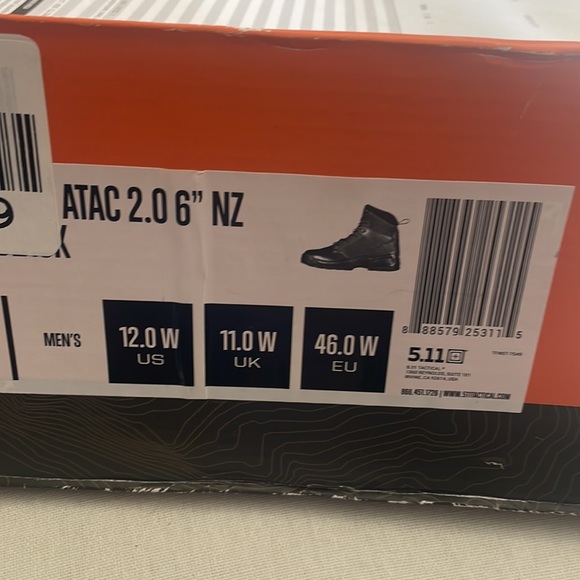 Brand new 5.11 tactical boots. Size 12W - Picture 4 of 4